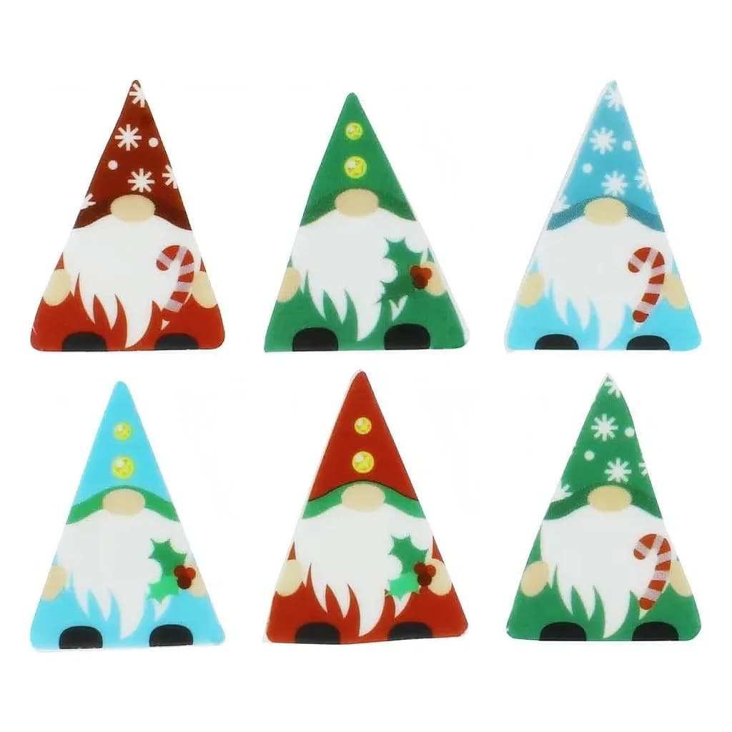 Christmas Gonks Sugar Decorations (96 pc)