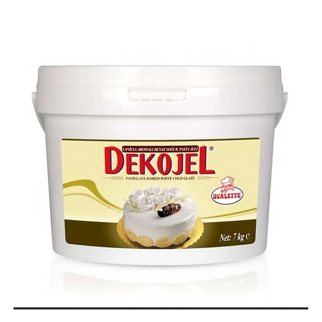 Dekojel Vanilla Flavoured White Cold Glaze 7 kg
