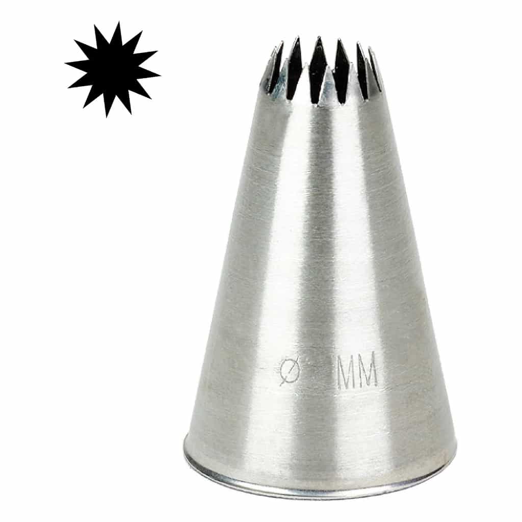 One-Piece French Star Piping Nozzles
