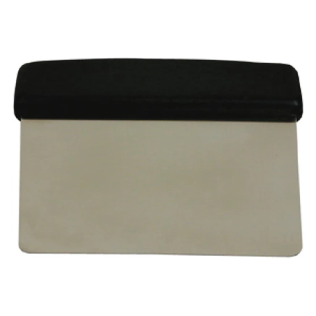 Dough Scraper, Black Handle, 110 × 120 mm