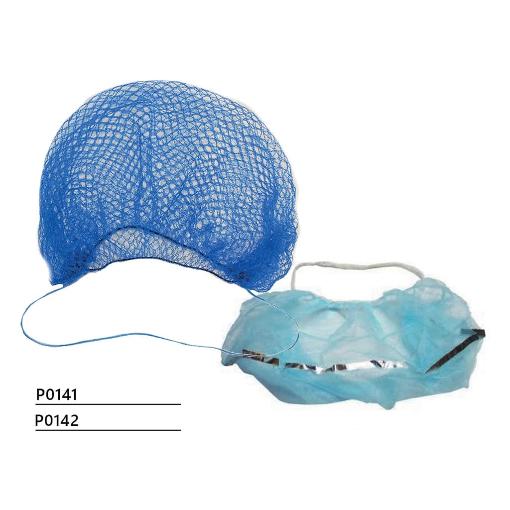 Detectable Beard Snood 5 mm Blue 36 pcs