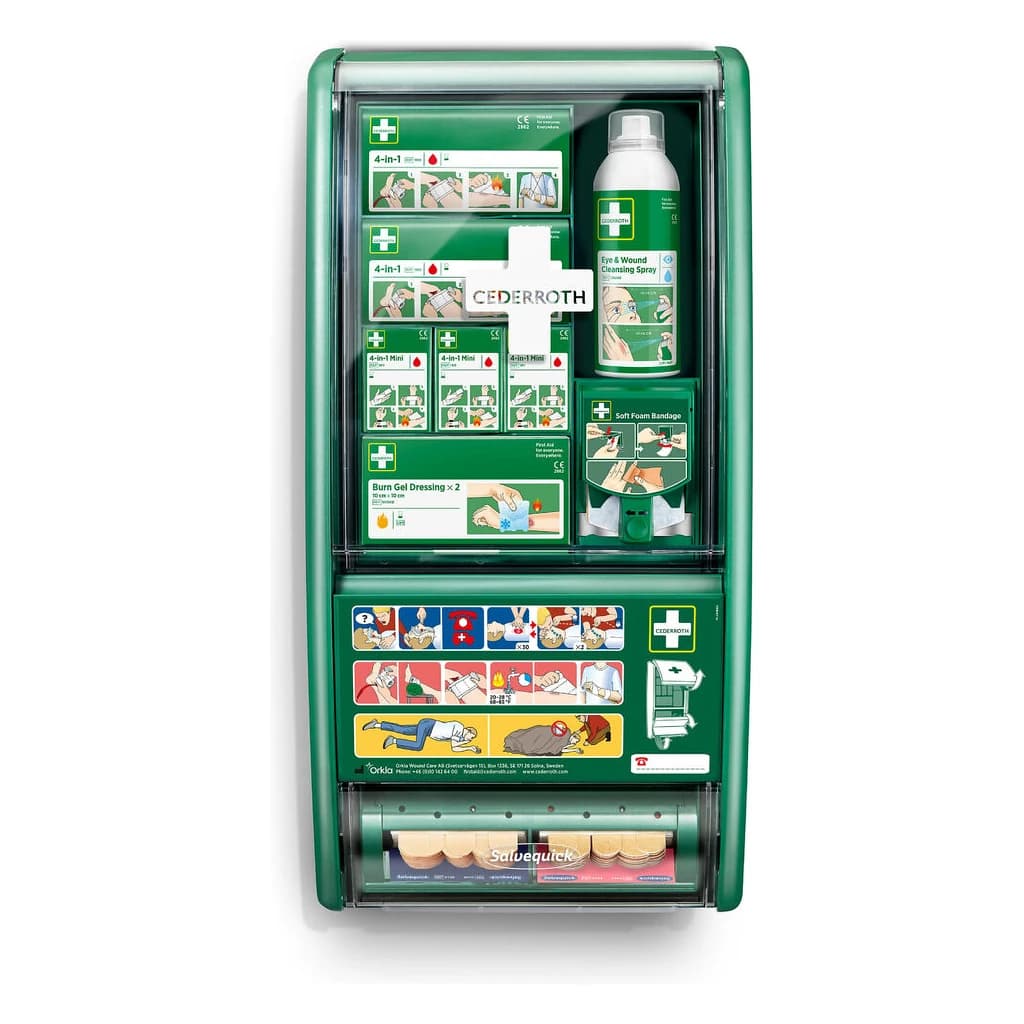 First Aid Station Wall-Mounted, 10–15 Persons