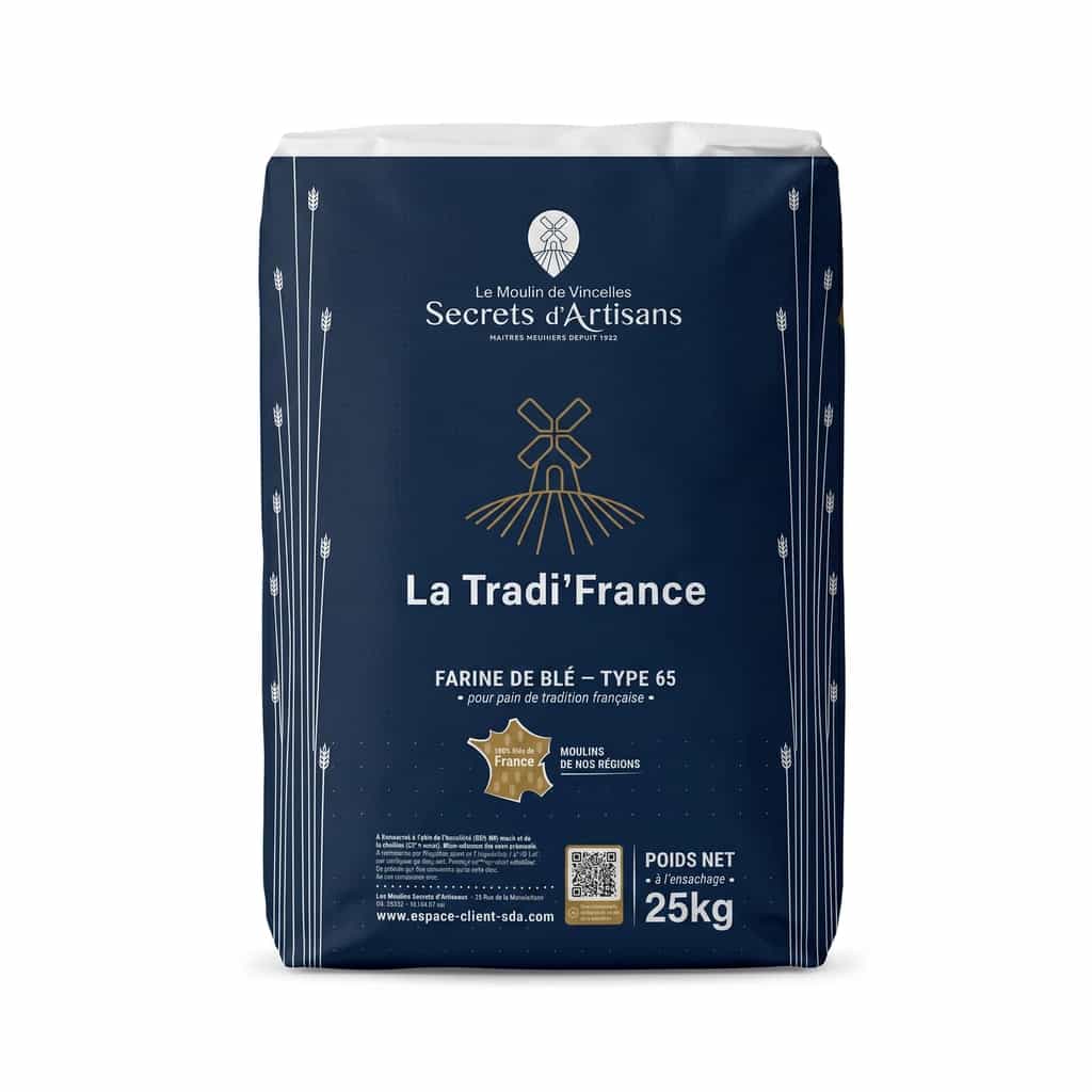 French Traditional Bread Flour T65 25 kg