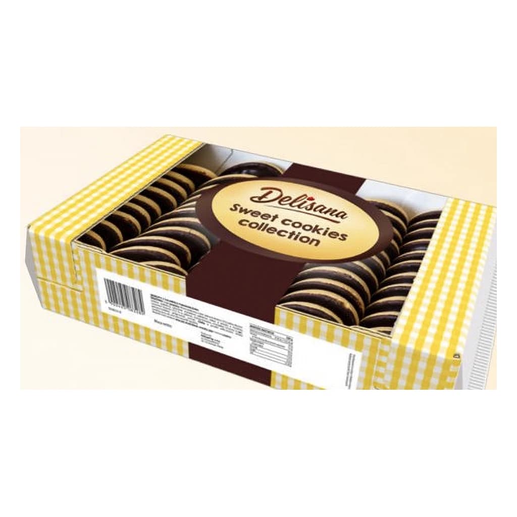 Sponge Cakes Multi-Fruit Jelly Chocolate Coated 0.8 kg