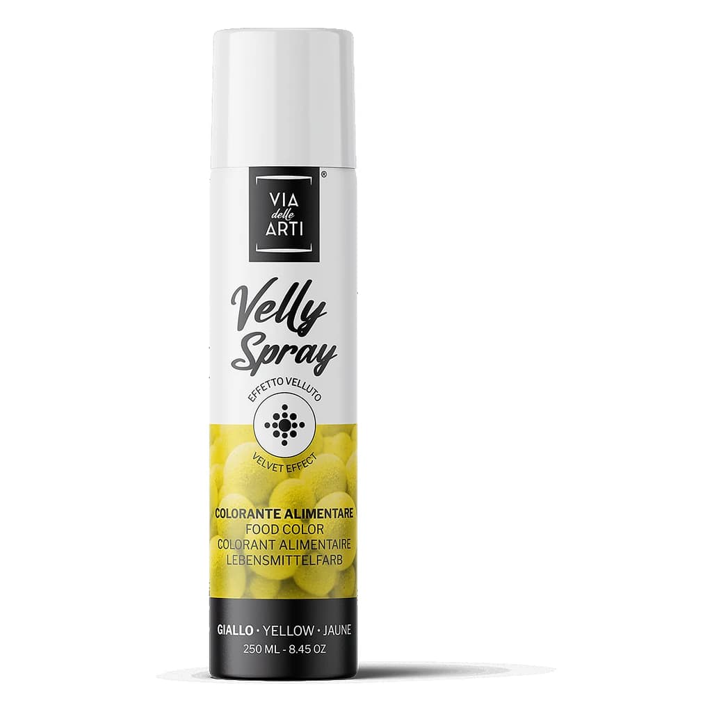 Yellow Edible Velvet Spray 250 ml