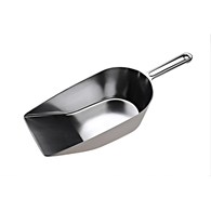 Cast Aluminum Scoop, L 430 mm, Cap. ~2500 g