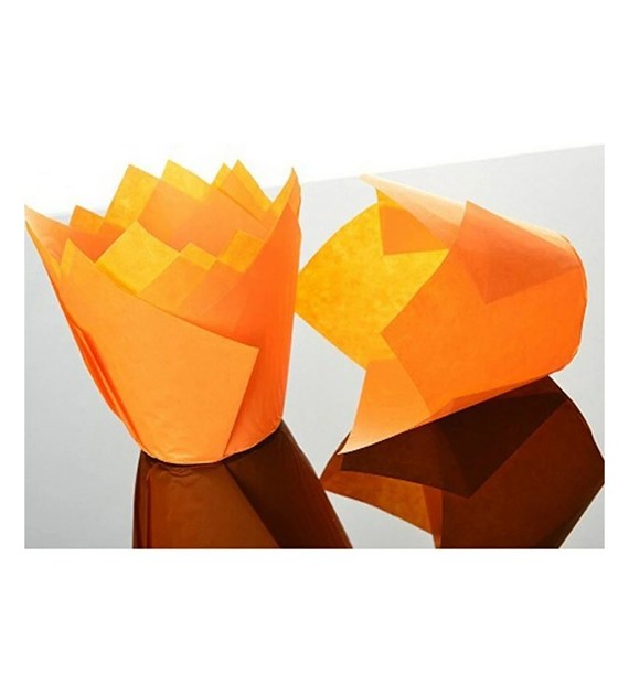 Tulip Muffin Case orange 50x85 mm (200 pc)