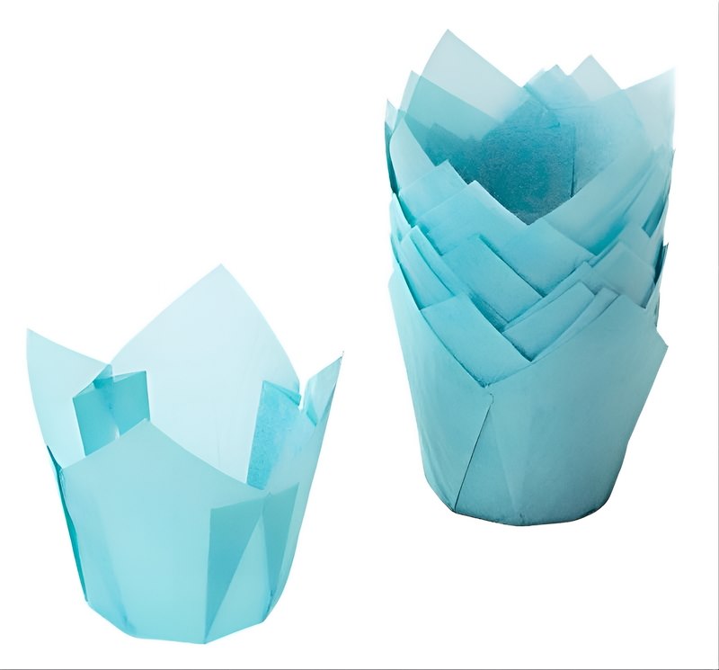 Tulip Muffin Case turquoise TV5R05 72x50 mm (120 pc)