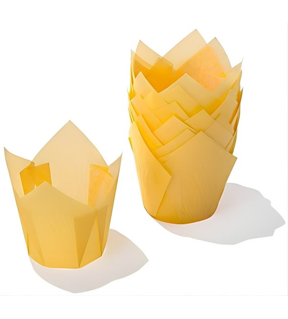 Tulip Muffin Case yellow TV5R02 72x50 mm (120 pc)