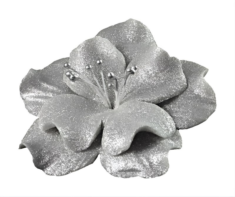 Magnolia 04 Silver 9.5 cm 8 pc