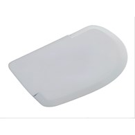Oval Plastic Scraper, White, 12.5x9 cm (50RTA2)