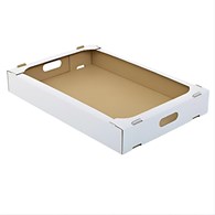 Folded cardboard box for dough 61.5/40.9/8.7 cm - 50 pcs