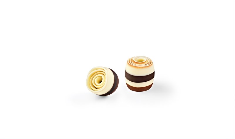 Chocolate Decor Curl Trio 15×20 mm 250 pc