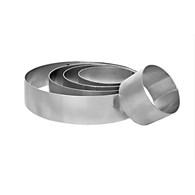 Aluminum edge, diameter: 10 cm H-6 cm