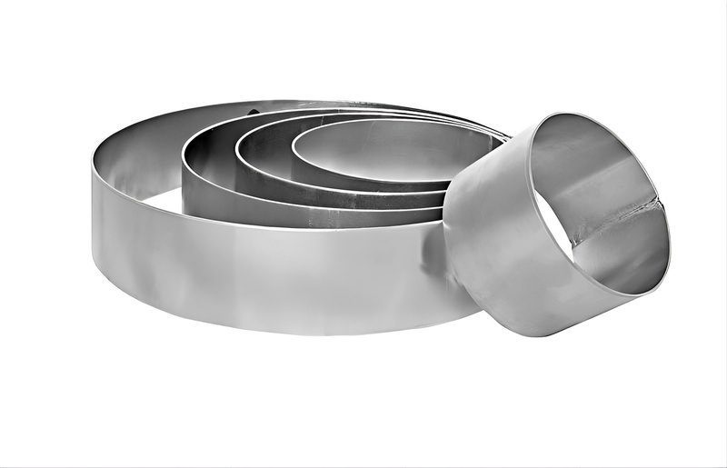 Aluminum edge, diameter: 10 cm H-6 cm