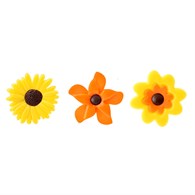 Choc Decor. Flowers Set 30×35 mm (252 pc)