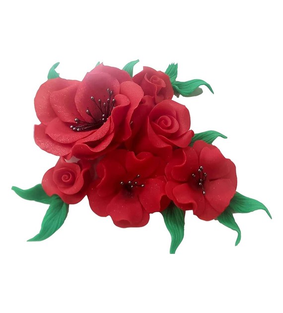 Eustoma Small 013m Red 8 cm 3 pc