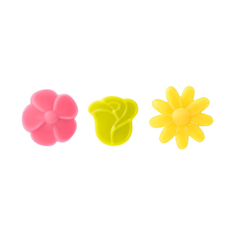 Choc Decor. Mini Flowers Color Set 15×20 mm (216 pc)