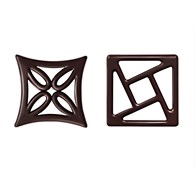 Choc Filigree Harmony Set 38×38 / 40×40 mm (245 pc)