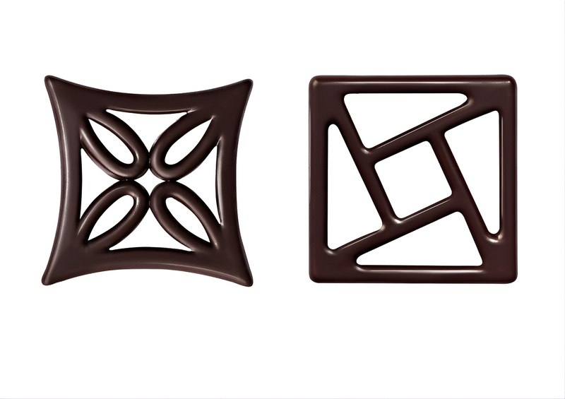 Choc Filigree Harmony Set 38×38 / 40×40 mm (245 pc)