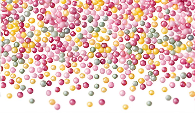 Sugar Blossoms Mixed Colour Tiny Pearls 1 mm 1.8 kg