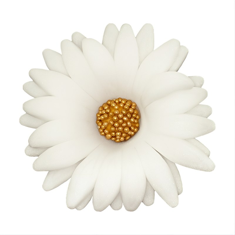 Daisy Double 054 White 6.5 cm (10)