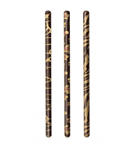 Choc. Decor. Pick-Up Sticks dark set 135 mm (228 pc)