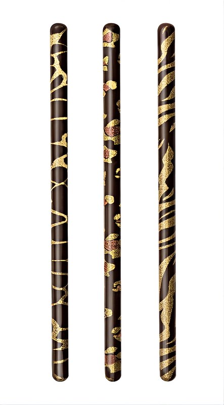 Choc. Decor. Pick-Up Sticks dark set 135 mm (228 pc)