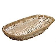 Wooden Proofing Basket, Oval, 0.6 kg, 30x14 cm