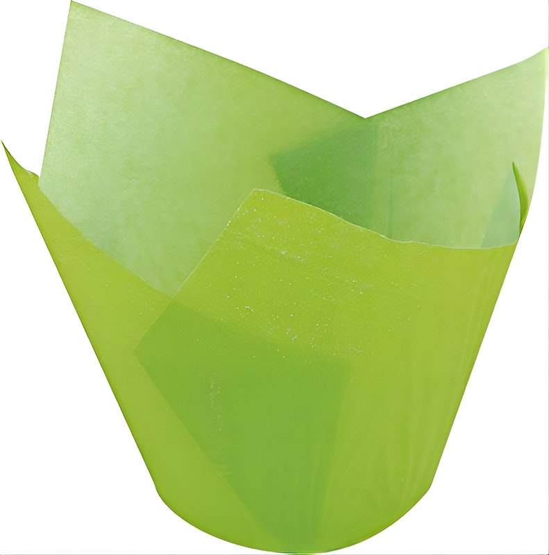 Tulip Muffin Case green 80x50 mm (200 pc)