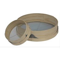 Steel Sieve, 40-42 cm x 1.0 mm, Wooden Rim