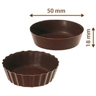 Cups Choc Petit Fours set 18x50 mm (240 pc)