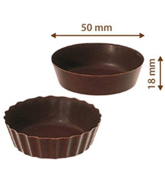 Cups Choc Petit Fours set 18x50 mm (240 pc)