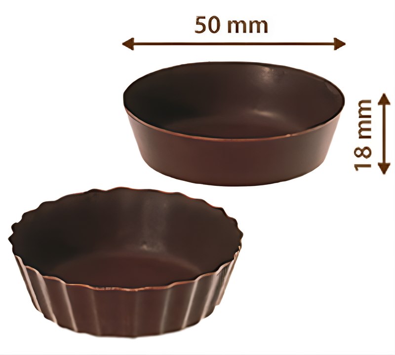 Choc Cups Petit Fours Set 18x50 mm (240 pc)