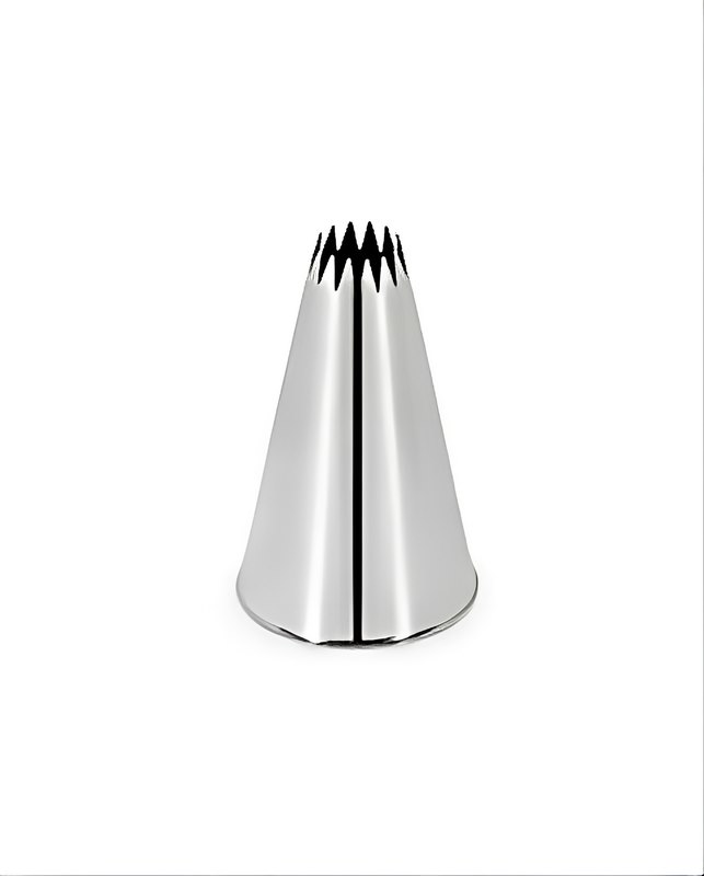 Stainless French Straight Tip, Diam. 13 mm/15Z, H 50 mm (62661)