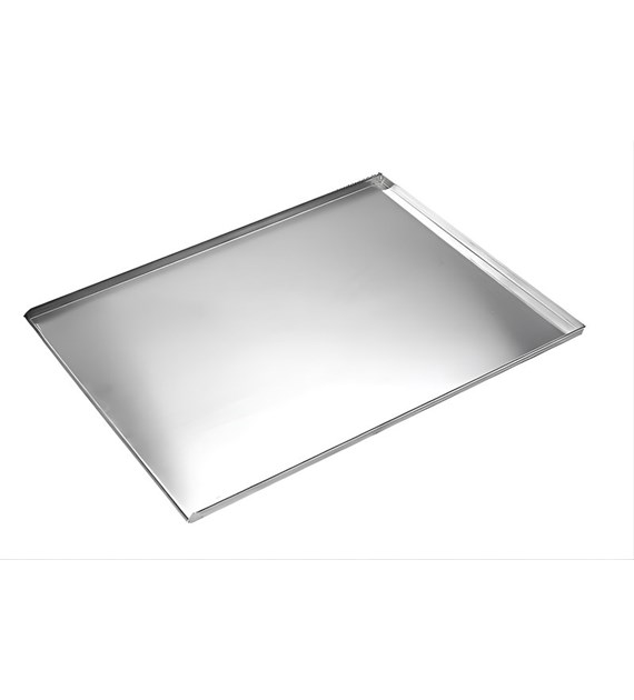 Aluminum Tray 60x40 cm, H 2.5 cm, 3-Rim