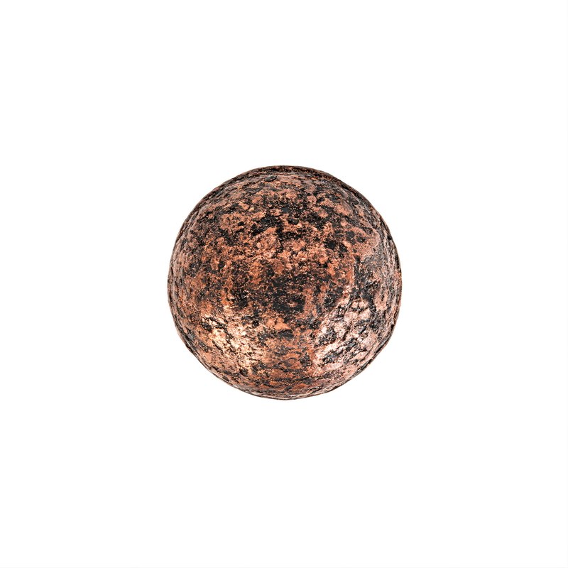 Choc Decor. Black Pearl / Copper 27 mm (49 pc)