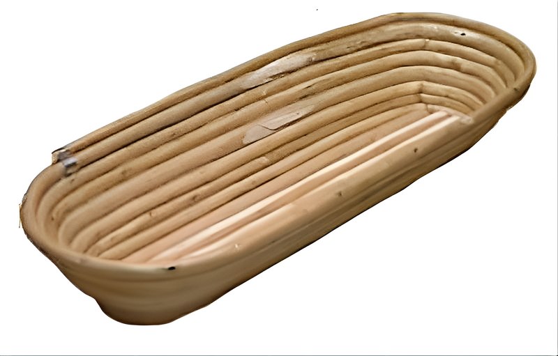 Oval wooden basket 2 kg 46x17 cm