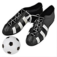 Cake Figurines Soccer Shoes and Ball H 4 cm L 10 cm Ø 3.5 cm 24096