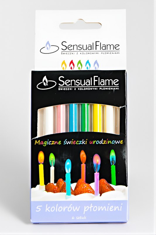 Candles Birthday Sensual Flame (6 pcs)