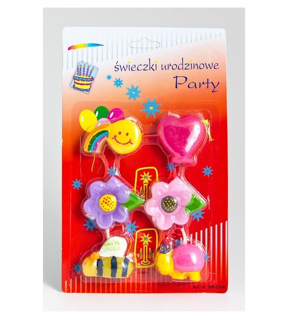 Candles Birthday Mix (6 pcs)