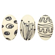 Choc. Decor. Easter Painted Eggs set 24x40 mm (165 pc)