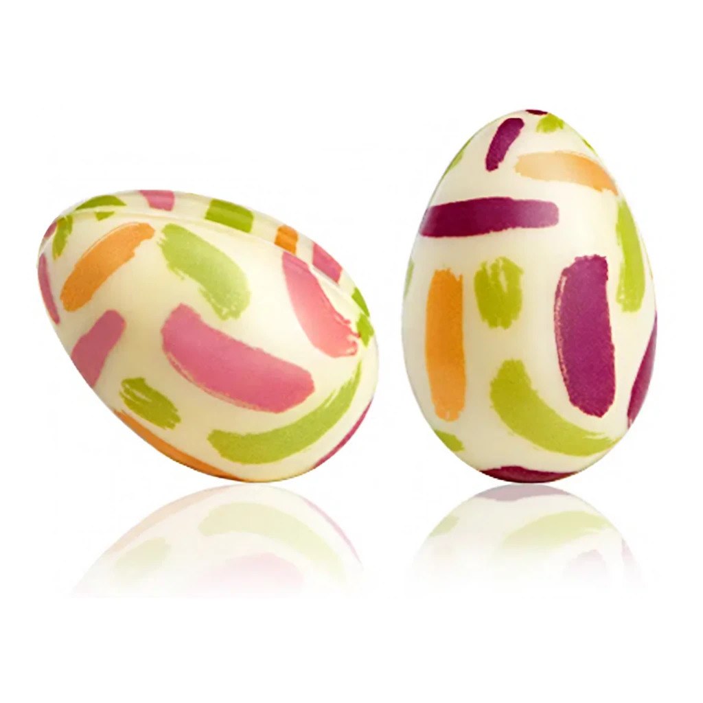 Choc. Decor. Easter Painted Eggs Set 24×40 mm (165 pc)