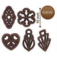 Choc Filigree Mila Set 45 mm (550 pc)