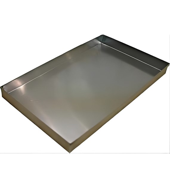 Aluminum Tray 60x40 cm, H 2.5 cm, 4-Rim