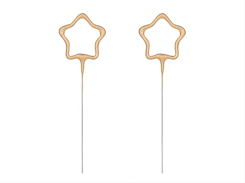 Sparklers Stars, gold, 16.5cm (2 pc)