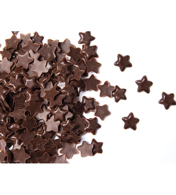 Dobla Dark Choc Stars Topping - 0.6 kg