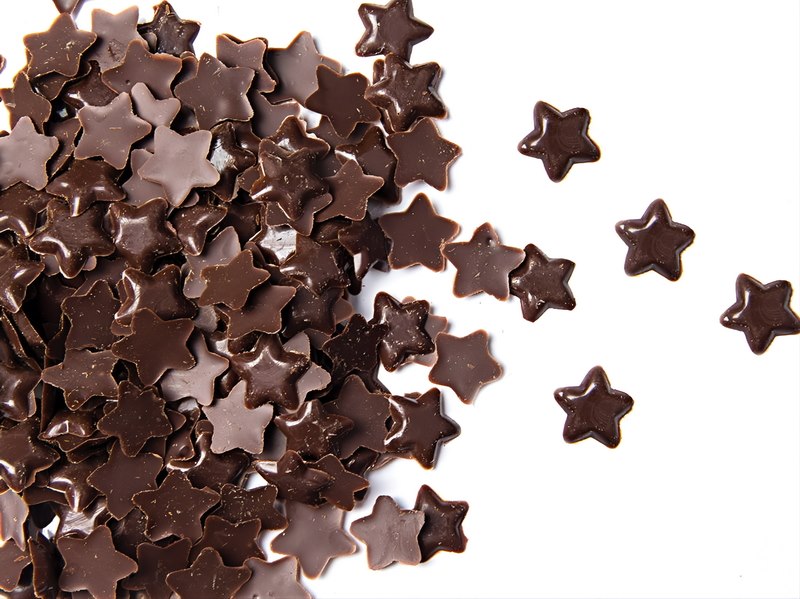 Dobla Dark Choc Stars Topping - 0.6 kg