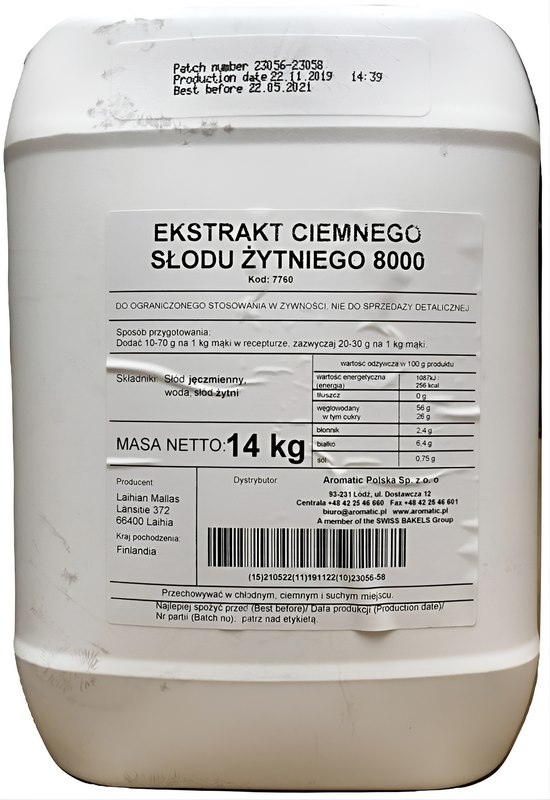 Rye Malt Extract 14 kg