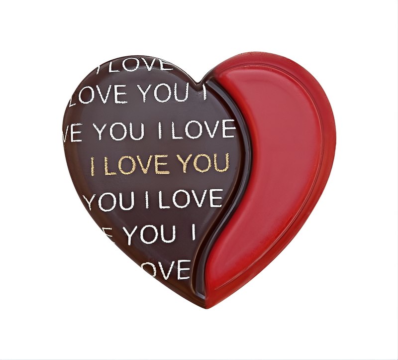 Choc. Decor. Heart I Love You 34 mm (240 pc)